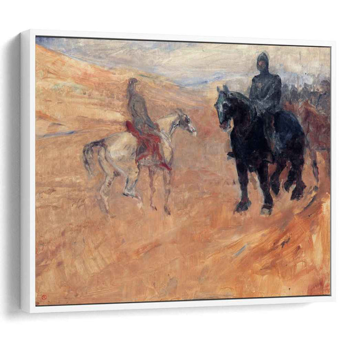 Two Knights in Armor (1900) by Henri de Toulouse-Lautrec