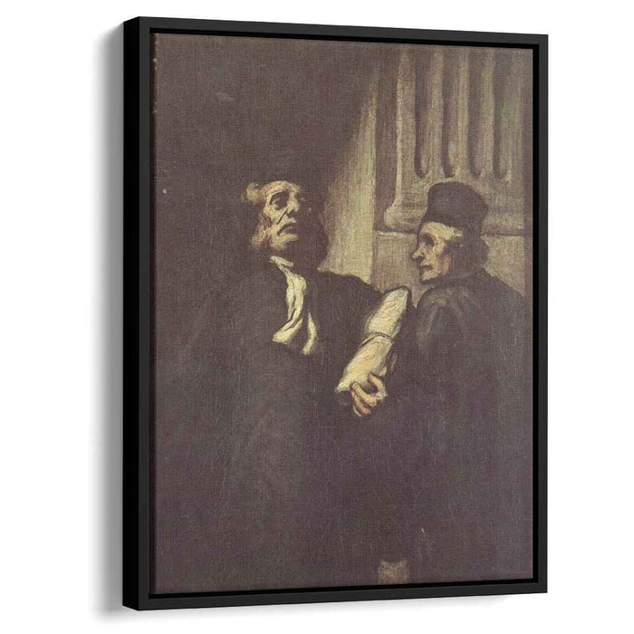 Two Lawyers by Honore Daumier