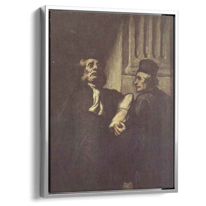 Two Lawyers by Honore Daumier