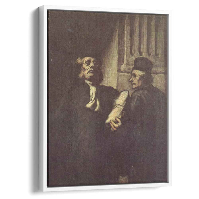 Two Lawyers by Honore Daumier