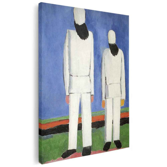 Two Male Figures (1932) by Kazimir Malevich