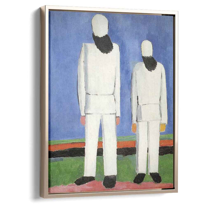 Two Male Figures (1932) by Kazimir Malevich