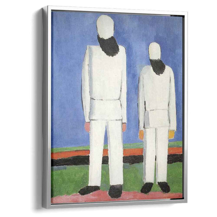 Two Male Figures (1932) by Kazimir Malevich