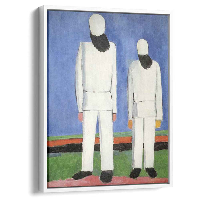 Two Male Figures (1932) by Kazimir Malevich