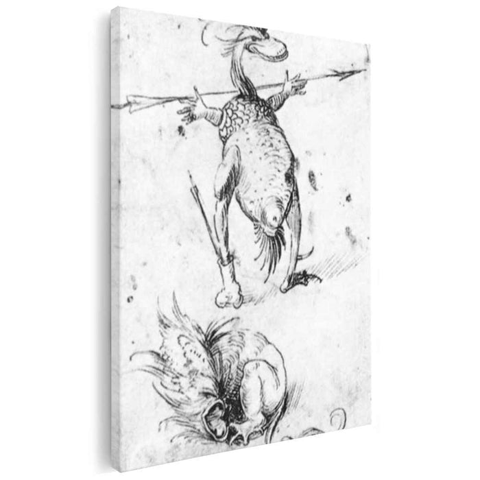 Two Monsters by Hieronymus Bosch