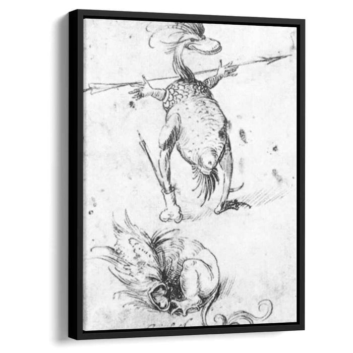 Two Monsters by Hieronymus Bosch