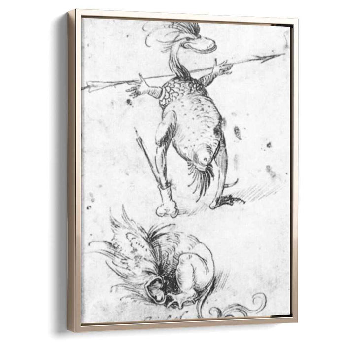 Two Monsters by Hieronymus Bosch