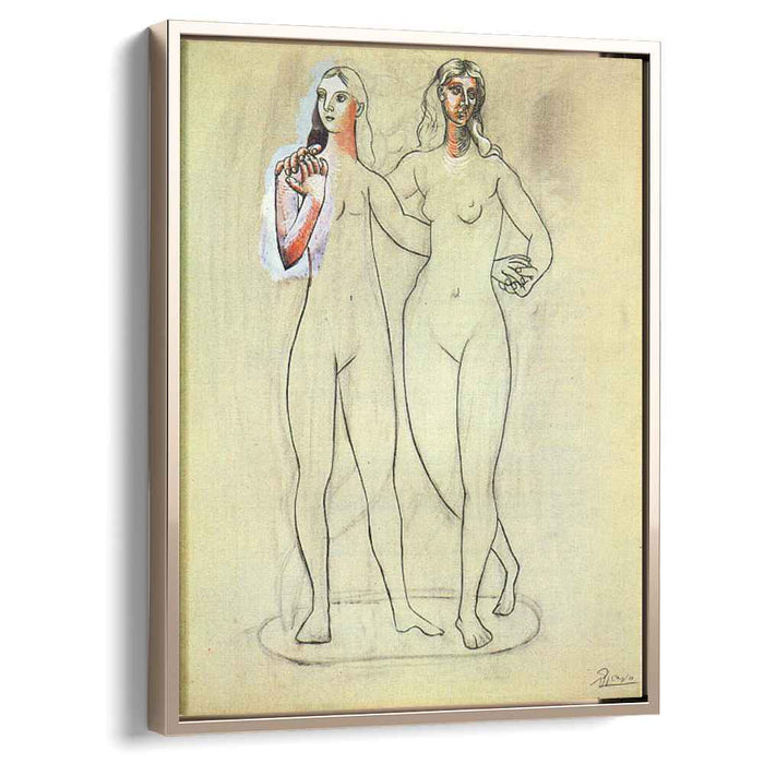 Two nude women (1920) by Pablo Picasso