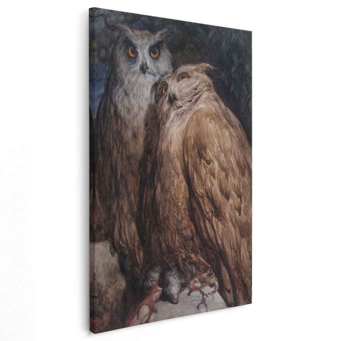 Two Owls by Gustave Dore