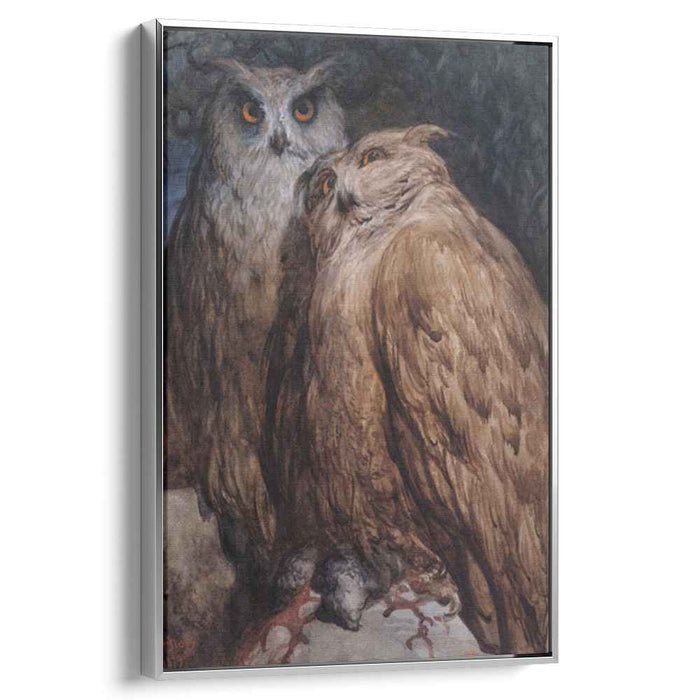 Two Owls by Gustave Dore