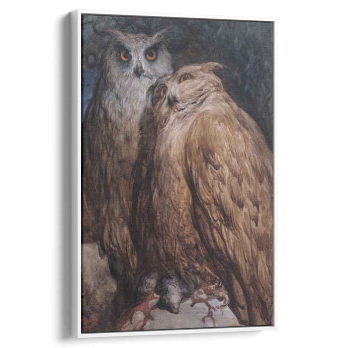 Two Owls by Gustave Dore