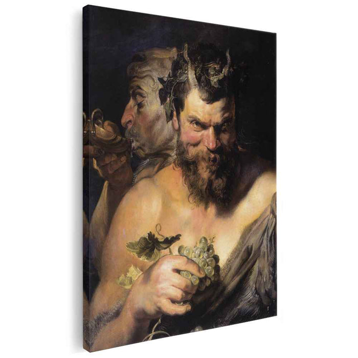 Two Satyrs (1619) by Peter Paul Rubens