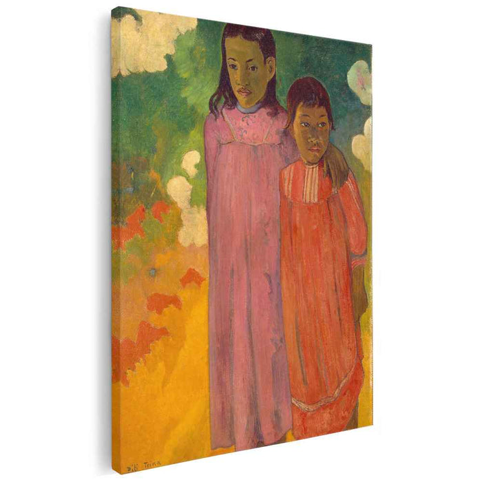 Two sisters (1892) by Paul Gauguin