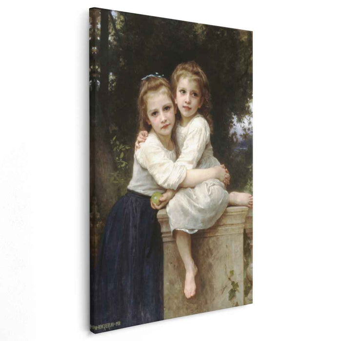 Two Sisters (1901) by William-Adolphe Bouguereau