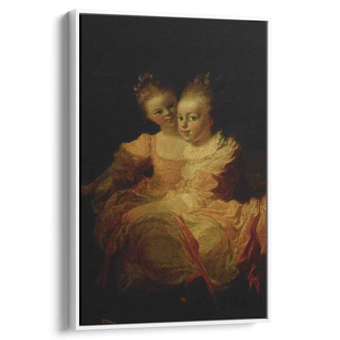 Two sisters by Jean-Honore Fragonard