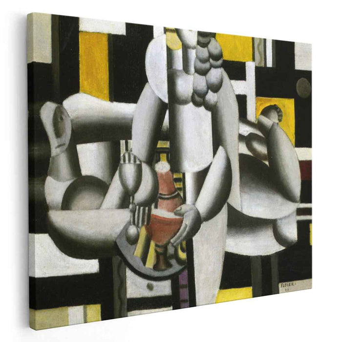 Two Women and still life 1st state (1920) by Fernand Leger