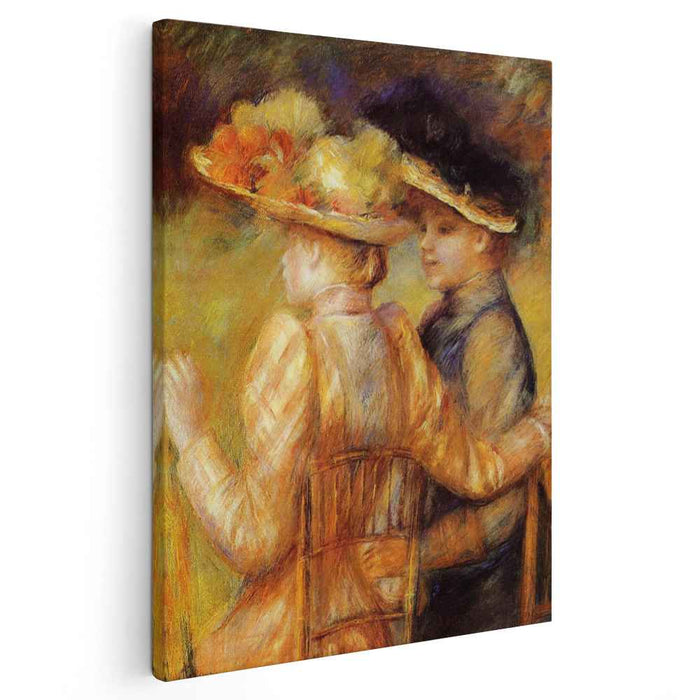 Two Women in a Garden (1895) by Pierre-Auguste Renoir