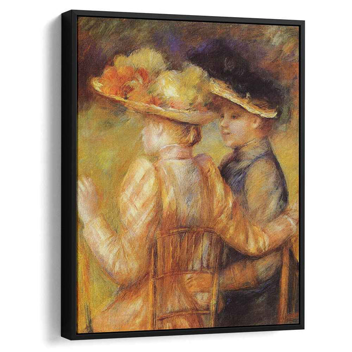 Two Women in a Garden (1895) by Pierre-Auguste Renoir