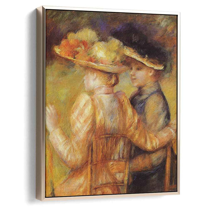 Two Women in a Garden (1895) by Pierre-Auguste Renoir