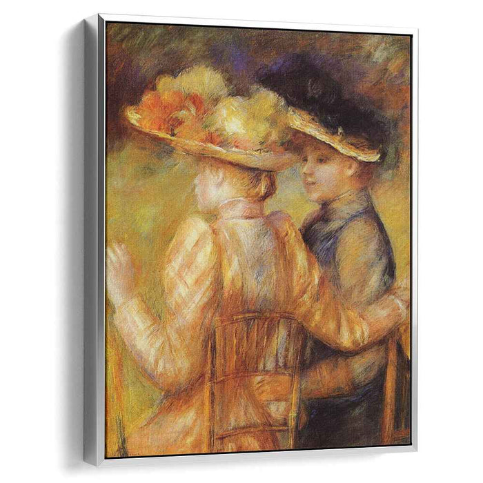Two Women in a Garden (1895) by Pierre-Auguste Renoir