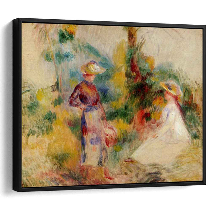 Two Women in a Garden (1906) by Pierre-Auguste Renoir