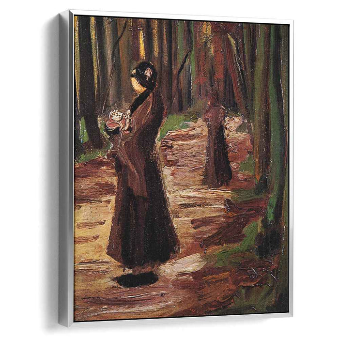 Two Women in the Woods (1882) by Vincent van Gogh