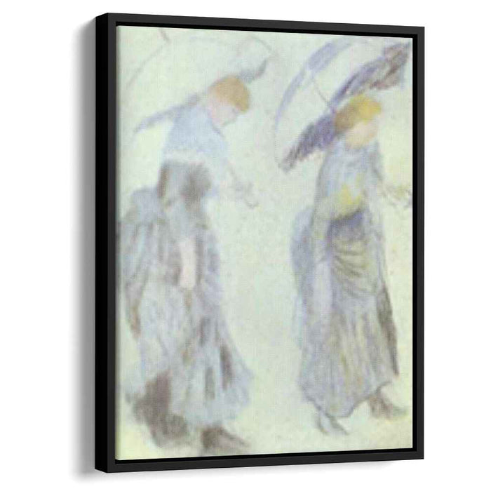 Two Women with Umbrellas by Pierre-Auguste Renoir