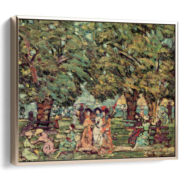 Under the Trees (1910) by Maurice Prendergast