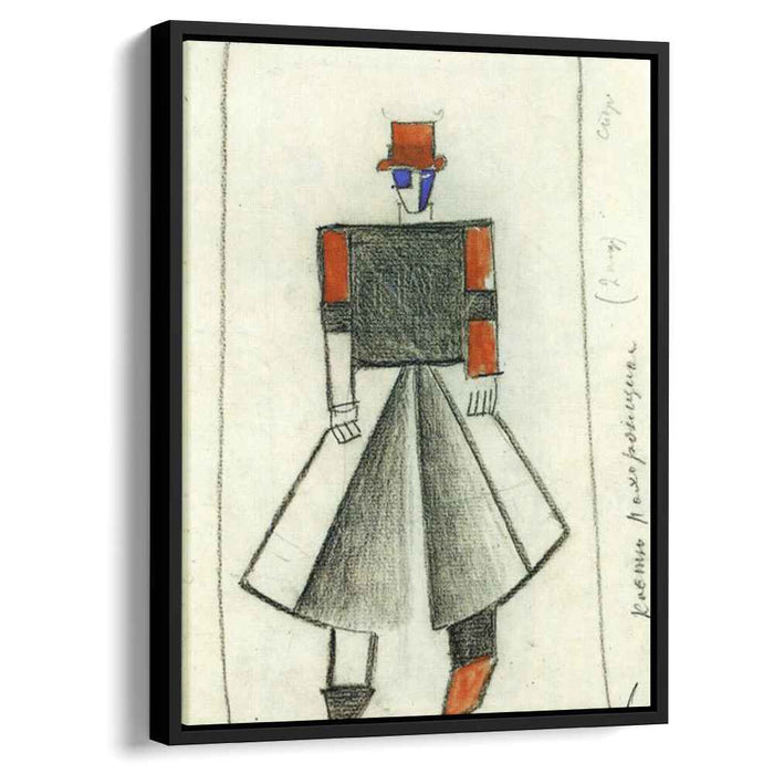 Undertaker (1913) by Kazimir Malevich