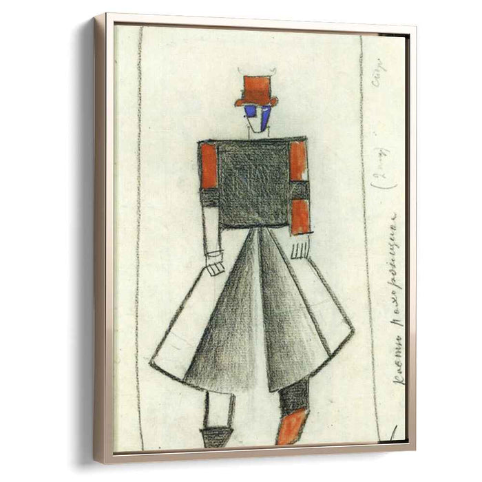 Undertaker (1913) by Kazimir Malevich