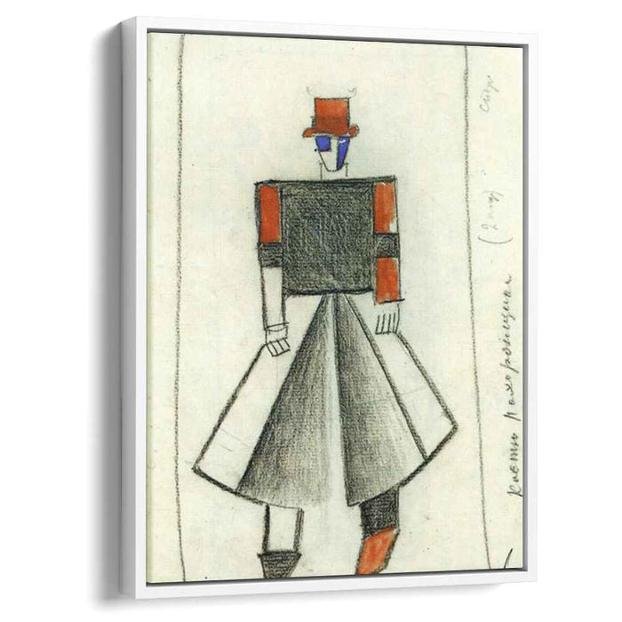 Undertaker (1913) by Kazimir Malevich