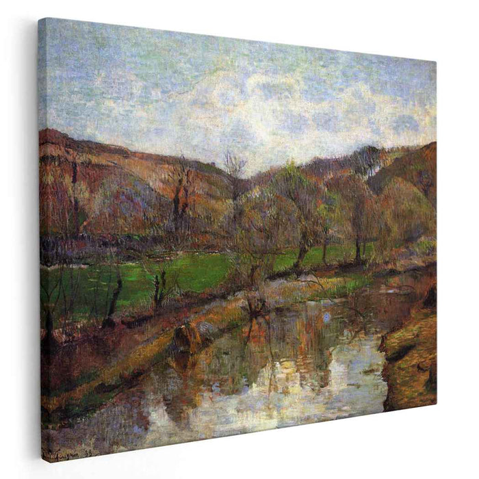 Upstream of Pont-Aven (1888) by Paul Gauguin