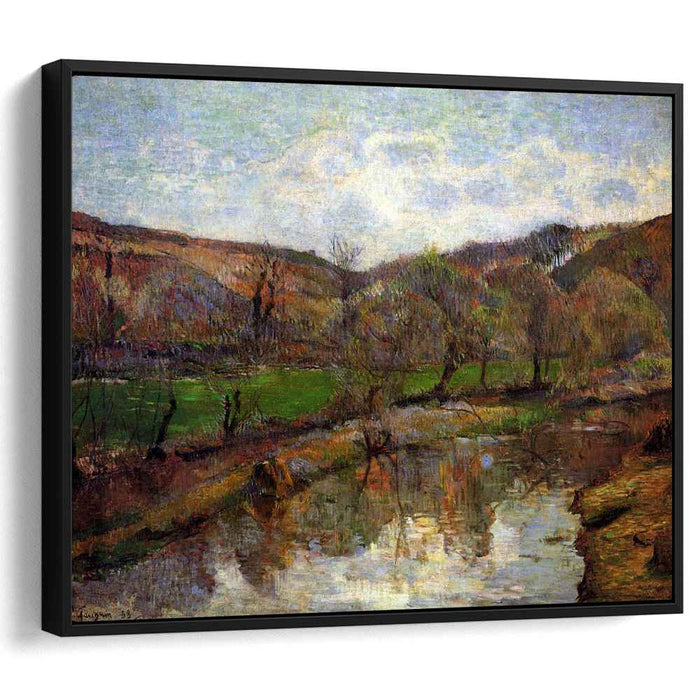 Upstream of Pont-Aven (1888) by Paul Gauguin