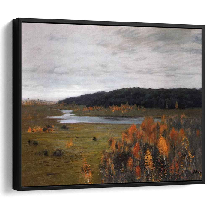 Valley of the River. Autumn. (1896) by Isaac Levitan