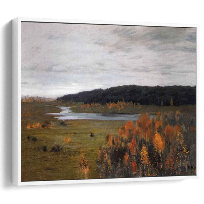 Valley of the River. Autumn. (1896) by Isaac Levitan