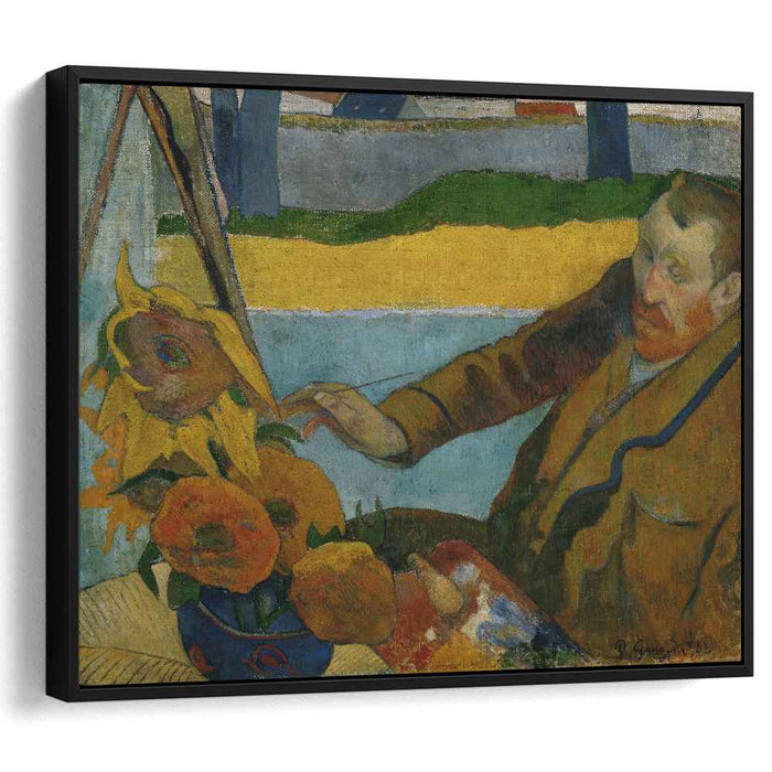 Van Gogh Painting Sunflowers (1888) by Paul Gauguin