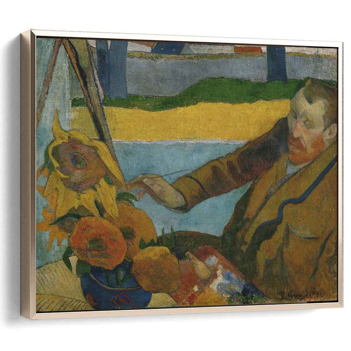 Van Gogh Painting Sunflowers (1888) by Paul Gauguin