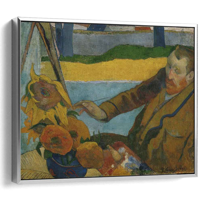 Van Gogh Painting Sunflowers (1888) by Paul Gauguin