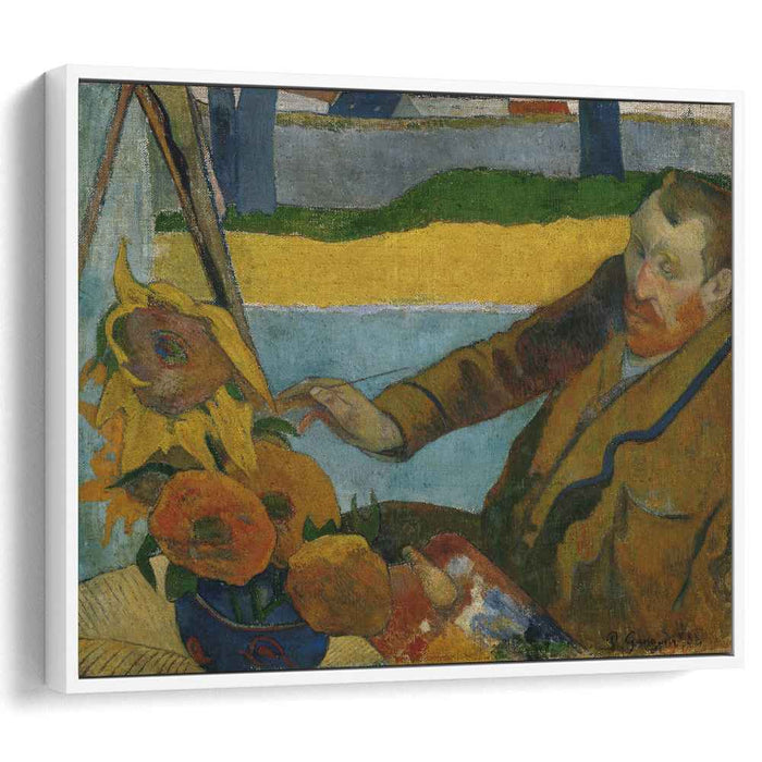 Van Gogh Painting Sunflowers (1888) by Paul Gauguin