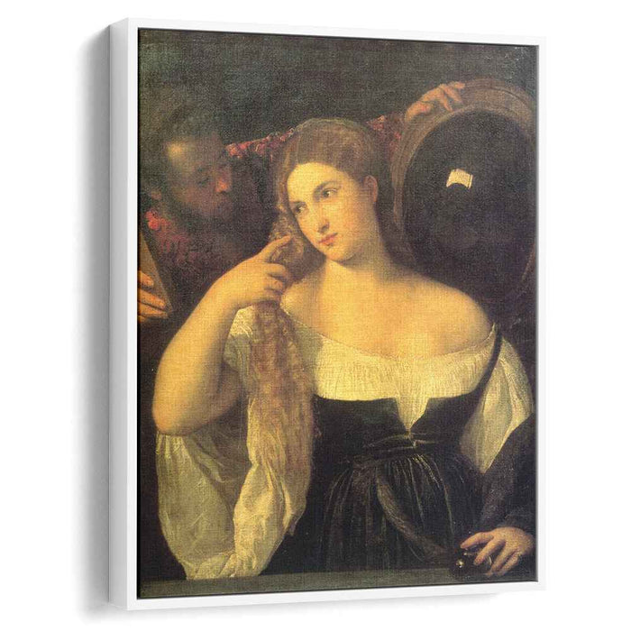 Woman with a Mirror (1515) by Titian
