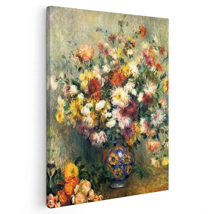 Vase of Chrysanthemums (1882) by Pierre-Auguste Renoir