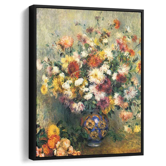 Vase of Chrysanthemums (1882) by Pierre-Auguste Renoir