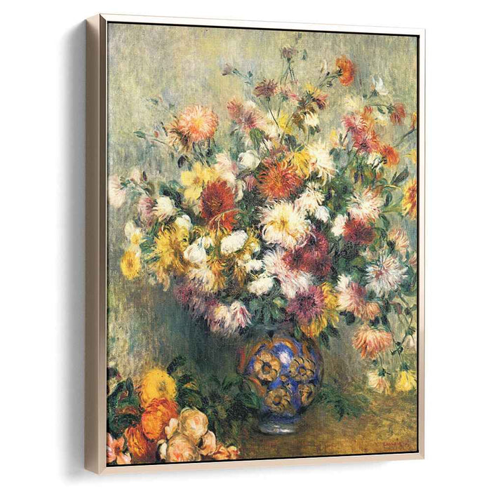 Vase of Chrysanthemums (1882) by Pierre-Auguste Renoir