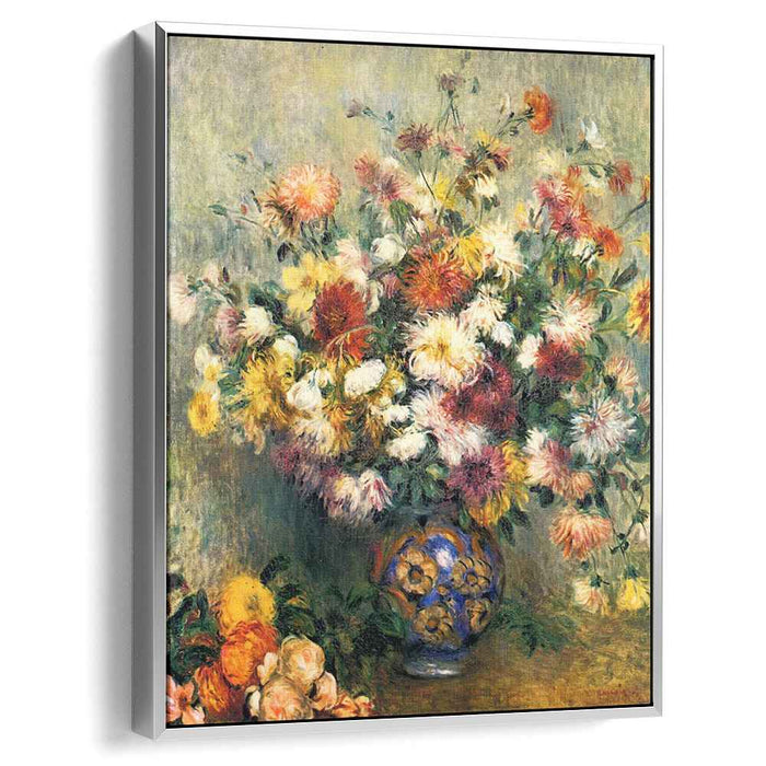 Vase of Chrysanthemums (1882) by Pierre-Auguste Renoir