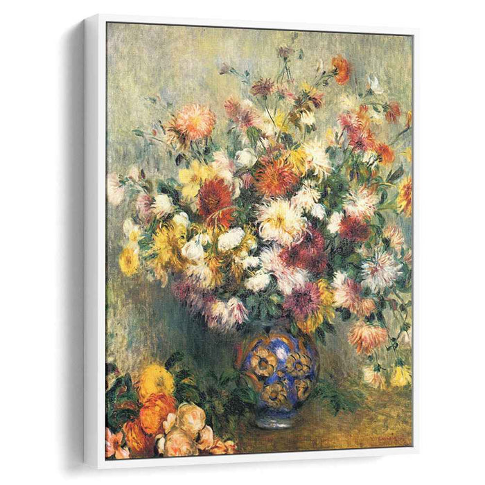 Vase of Chrysanthemums (1882) by Pierre-Auguste Renoir