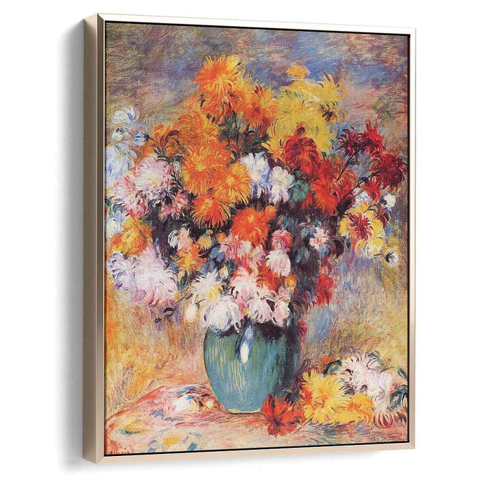 Vase of Chrysanthemums (1890) by Pierre-Auguste Renoir