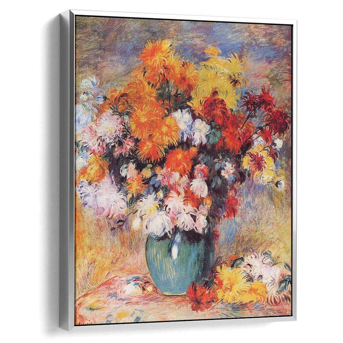Vase of Chrysanthemums (1890) by Pierre-Auguste Renoir