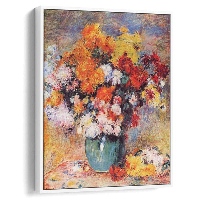 Vase of Chrysanthemums (1890) by Pierre-Auguste Renoir