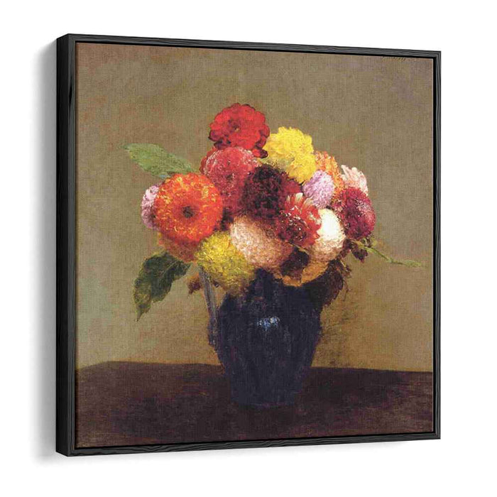 Vase of Dahlias (1877) by Henri Fantin-Latour