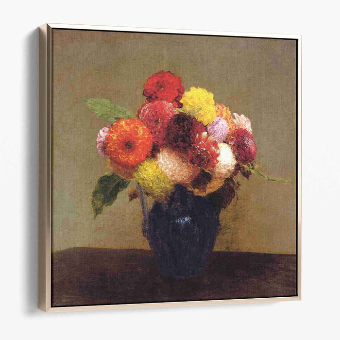 Vase of Dahlias (1877) by Henri Fantin-Latour